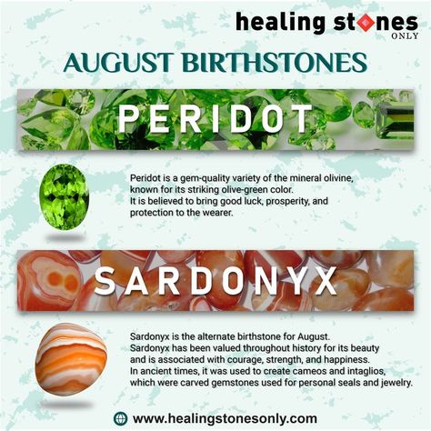 #august #augustbirthstone #augustbirthstonering
#augustbirthstoneperidot #augustbirthstonejewelry
#birthstone #birthstonerings #birthstonejewelry #peridot
#peridotring #peridotjewelry #sardonyx
#sardonyxstone #gemstonejewelry #crystals
#crystalshop #crystalenergy #crystalhealing
#crystallove #healing #healingenergy #healingstones
#healingcrystals #healingvibrations It Band, August Birthstone, August Birth Stone, Vibrant Green, Green Gemstones, Beautiful Places To Travel, Negative Energy, Brown Color, Good Luck