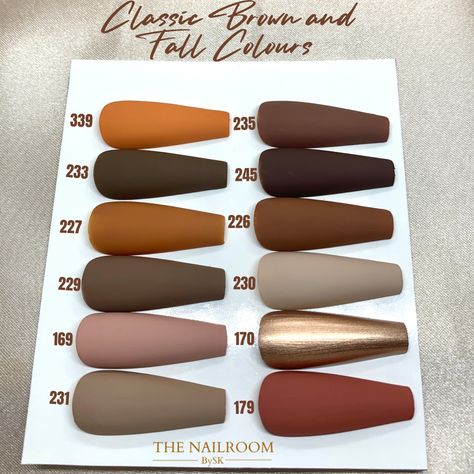 Brown nails Fall Brown Nails, Autumn Nails 2022, Fall Nails Brown, Uñas Color Cafe, Nails Fall Nails, Custom Press On Nails, September Nails, Nagellack Trends, Nails Press