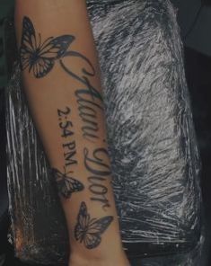 Daughter Quotes From Mom Tattoo, Tattoos For My Nephew, Daughter Names Tattoo Ideas Mom, Black Mom Tattoo Ideas, My Daughters Keeper Tattoo, Baby Tattoos For Moms Daughters, Parent Tattoos For Daughters, Long Live Tattoo Black People, Mommy Tattoos For Daughter