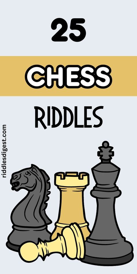 Engage your mind with these 25+ intriguing chess riddles! Perfect for sharpening your strategy skills and puzzle-solving prowess. 🧠👑 Whether you're a beginner or a chess master, these riddles promise fun and challenge. Check out our blog for more riddles and chess tips! Chess Tips, Chess Master, Puzzle Solving, Riddles, Chess, Mindfulness