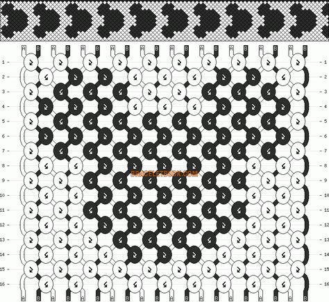 Normal Pattern #12054 added by Ezgi_66 Stitch Bracelet Pattern Disney, Mickey Bracelet Pattern, Mickey Mouse Bracelet Pattern, Mickey Friendship Bracelet Pattern, Mickey Mouse Friendship Bracelet, Stitch Friendship Bracelet Pattern, Mickey Macrame, Bracelet Patterns Disney, Disney Bracelet Patterns