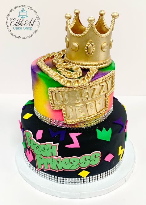 Fresh Prince Of Bel Air Cake Ideas, Fresh Prince Birthday Party Cake, Fresh Prince Birthday Party, Fresh Prince One Birthday Party, Fresh Prince Birthday Party Invitation, Princess Games, Prince Birthday Party, 90s Theme Party, 32 Birthday