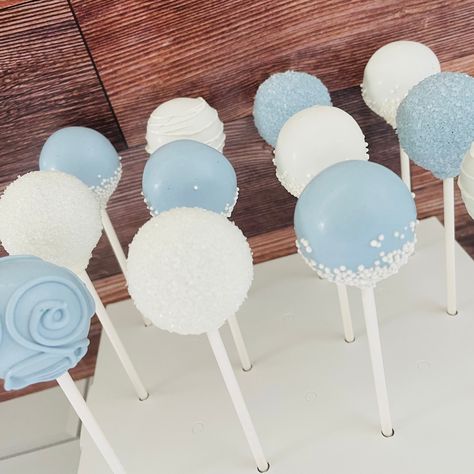 This listing includes 1 Dozen baby blue and white classic cake pops. Colors and flavors can be customized. Just leave us a note at checkout and we will confirm once we receive the order. CAKE POP INFO -Our Cake Pops are made fresh to order and stay good at room temperature for 7 days. Although none of our pops contain peanuts, they are prepared in a kitchen that contains peanut products. Please let me know if there are any allergies in the notes section when purchasing. LOCAL DELIVERY -We offer Blue And White Sweet Table, Blue Bridal Shower Desserts, Dusty Blue Wedding Desserts, Light Blue And White Wedding Decorations, Light Blue White And Silver Sweet 16, Blue And White Sweet 16 Decorations, Light Blue And White Wedding Cake, Light Blue And White Grad Party, Light Blue Cake Pops