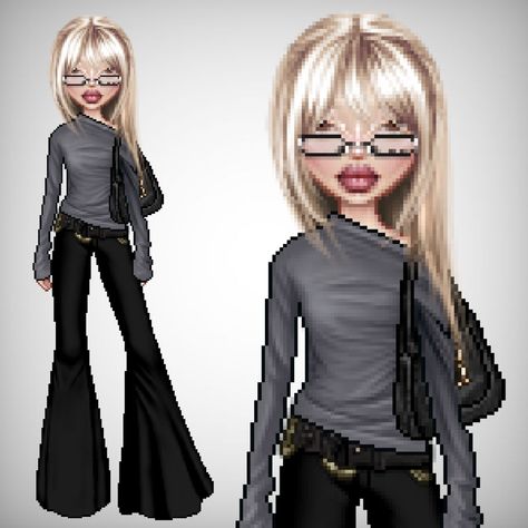 #minimalistic #casual - Collage by Jane-vogue Everskies Black Hair, Everskies Body Base, Ever Skies Outfits, 2003 Outfits, Bratz Inspired Outfits, Fashion Gal, Outfits Y2k, Fashion Collage, Virtual Fashion