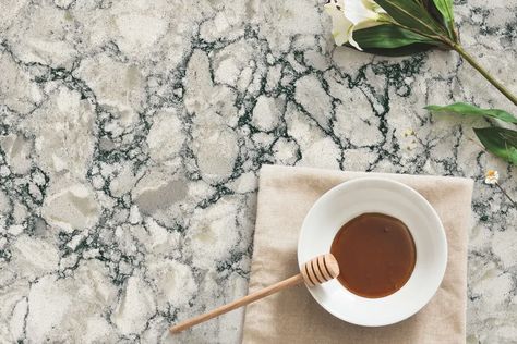 Most Popular Quartz Countertop Color, Quartz Countertops Colors, Quartz Countertop Colors, Hanstone Quartz, Diy Water Fountain, Current Design Trends, Countertop Colours, Design Palette, Diy Landscaping