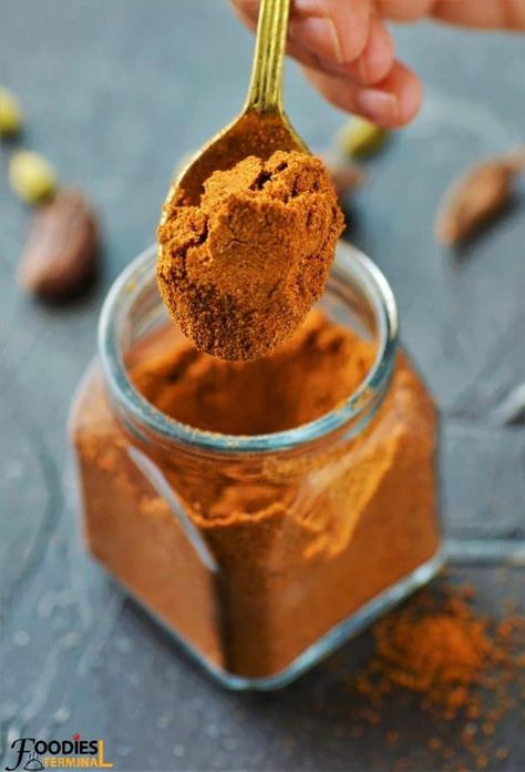 Chole Masala Powder Recipe, Chana Masala Powder Recipe, Best Chicken Taco Recipe, Masala Spice Blend, Homemade Masala, Mix Spices, Homemade Curry Powder, Biryani Masala, Dry Spices