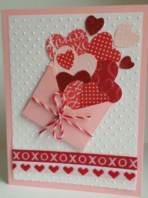 Valentine’s Day Card Cricut, Beautiful Valentine Cards Handmade, Valentine's Day Cards Handmade, Valentine’s Day Homemade Cards, Scrapbook Valentines Day, Su Valentines Day Cards, Valentine’s Day Cards, Stampin Up Valentines Day Cards, Valentines Day Cards Ideas