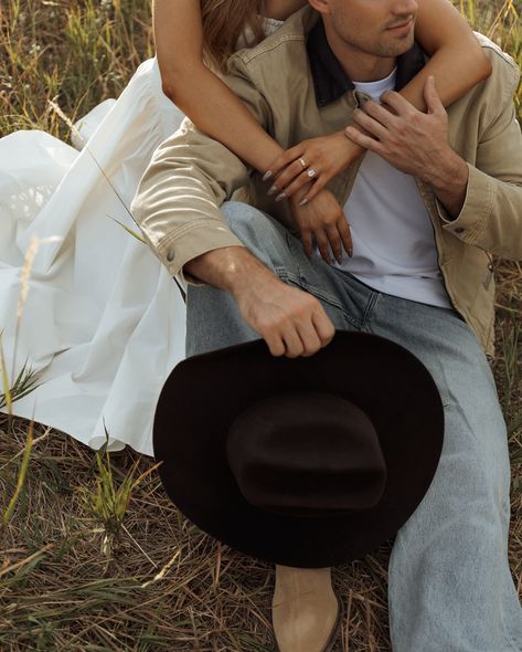 Western Love Story Pt.3 🤍✨ #engagementphotos Elegant Western Engagement Photos, Engagement Photos Outfits Boho, Western Proposal Pictures, Classy Western Engagement Photos, Cheers Engagement Photos, Winter Western Couple Photoshoot, Western Engagement Pictures Winter, Winter Western Engagement Photos, Ranch Engagement Pictures