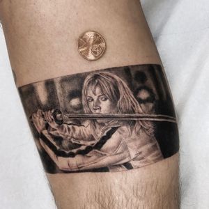 Kill Bill Tattoo, Bill Tattoo, Explore Tattoo, Pieces Tattoo, Bigger Arms, Dope Tattoos For Women, Book Tattoo, Kill Bill, Movie Poster Art