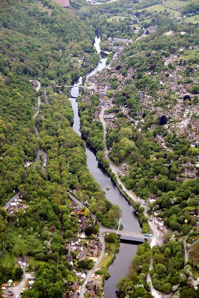 Telford Shropshire, Bishop Castle, Aerial Images, Over The Hill, Sky View, Snowdonia, Scenic Beauty, West Midlands, New Town