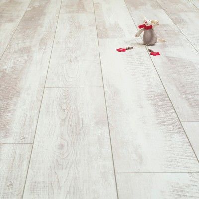 Balento Vintage Whitewashed Oak 10mm Laminate Flooring Whitewash Laminate Flooring, White Wash Laminate Flooring, White Laminate Flooring, Whitewashed Oak, White Washed Floors, Romantic Bedrooms, Farmhouse Shiplap, Laminate Flooring Colors, Wood Plank Tile