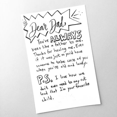 What to Write in Your Father’s Day Card – Punkpost – Medium What To Write In A Father’s Day Card From Daughter, What To Say For Fathers Day, Fathers Day Cards Message, Things To Write In A Father’s Day Card, What To Write In Dads Birthday Card, Father’s Day Letter, Father's Day Letter, You Are The Father, Father's Day Quotes