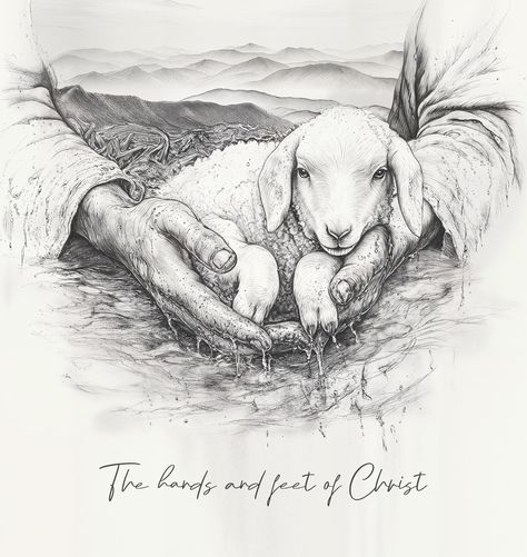 Shepard And Lamb Tattoo, Lost Lamb Tattoo, The Lord Is My Shepherd Tattoo, Lamb Tattoo Christian, Lost Sheep Tattoo, Lamb Of God Tattoo, Lamb Tattoo Design, Lion And Lamb Tattoo, Marriage Of The Lamb