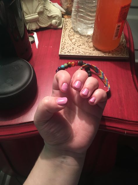 First manicure in a whileeee after I got laid off from my receptionist job at the nail salon. Gel polish  #nails #nailsart Gel Polish Nails, Receptionist Jobs, Laid Off, Polish Nails, Diy Nails At Home, Diy Nails, Nail Salon, Natural Nails, Nail Tips