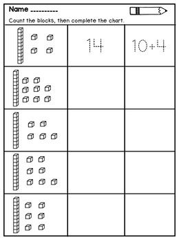 Place Value Kindergarten, Value Worksheet, Worksheet Kindergarten, Place Value Worksheets, Math Addition Worksheets, First Grade Math Worksheets, 1st Grade Math Worksheets, Math School, Montessori Math