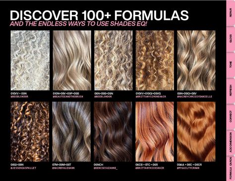 2023 Shades EQ Lookbook Red Hair Formulas, Redken Hair Color, Redken Hair Products, Redken Shades, Hair Color Formulas, Redken Shades Eq, Hair Videos, Movies Showing, Red Hair