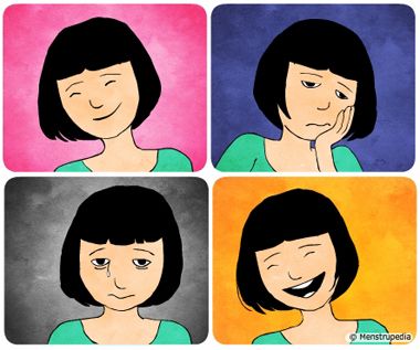 emotional changes that occur during puberty Mood Swings Art, Lilly Core, Emotions Illustration, Teaching Diversity, Happy Expression, Healthy Period, Friend Drawings, Adolescent Health