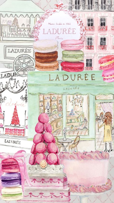 macarons please #laudree #macarons #frenchaesthetic Macarons Paris, Laduree Paris, French Aesthetic, Paris Aesthetic, Girly Tattoos, Beautiful Drawings, Travel Themes, Chocolate Box, Victorian Era