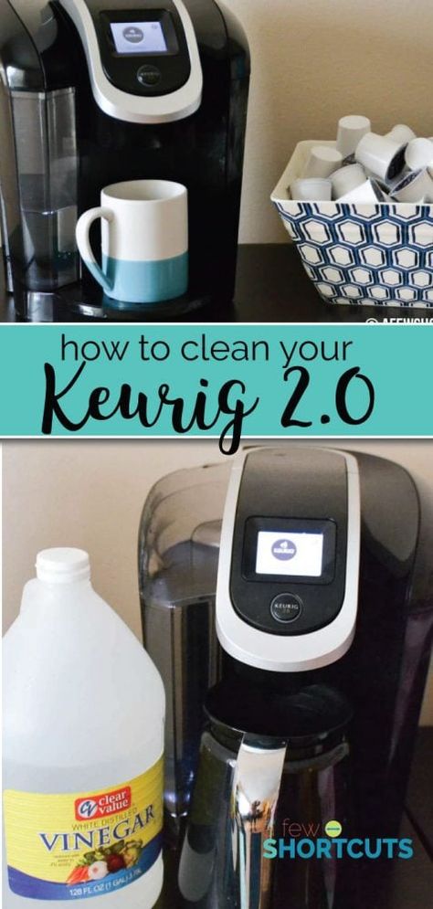 Does your Keurig 2.0 need descaling? Is it brewing slowly, or not acting right? Learn How to Clean Your Keurig 2.0 in a few easy steps. #keurig #coffee #clean #tips Keurig Cleaning, Clean Hacks, Homemade Toilet Cleaner, Clean Baking Pans, Cleaning Painted Walls, Keurig Coffee, Glass Cooktop, Deep Cleaning Tips, Hard Water Stains