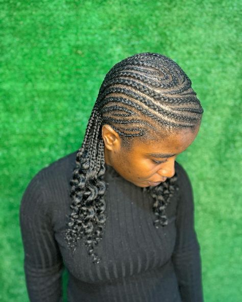 Stylish push back cornrows ❤️ Push Back Cornrows, Quick Saves