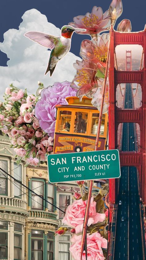 #sanfrancisco #california #bayarea San Francisco Mood Board, Aesthetic San Francisco, San Francisco Aesthetic, San Francisco Wallpaper, San Francisco Vacation, Creative Media, Collage Ideas, San Francisco City, Aesthetic Wallpaper