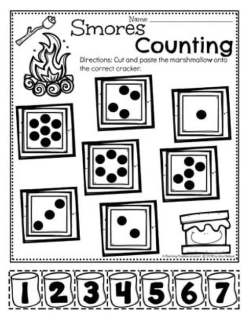 Camping Math Preschool, Camping Theme Worksheets For Preschool, Camping Lesson Plan Activities, Camping Circle Time Activities, Camping Theme Kindergarten Activities, Camping Math Activities Preschool, Camping Worksheets For Preschool, Camping Week Preschool, Camping Math Activities