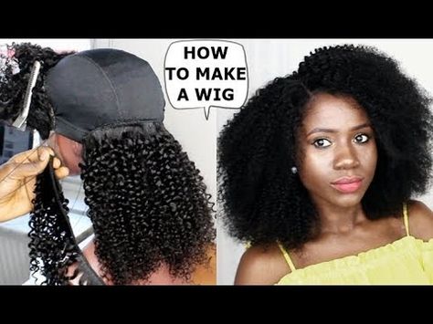 DIY -HOW TO : MAKE A WIG TUTORIAL FOR BEGINNERS [Video] - https://blackhairinformation.com/video-gallery/diy-make-wig-tutorial-beginners-video/ Wig Beginner, Make A Wig, Wig Tutorial, Hair Pics, Crochet Wig, Diy Wig, Braid Wig, Hair Color Caramel, Girls Hairstyles Braids