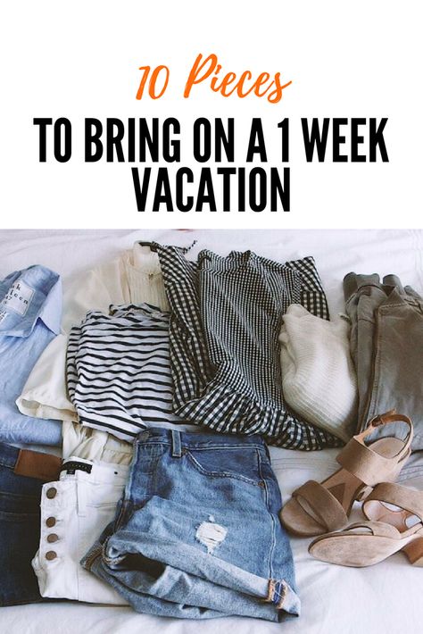 Beach Trip Capsule Wardrobe, Beach Wardrobe Capsule, 10 Day Travel Wardrobe Summer, Beach Vacation Capsule Wardrobe, Capsule Wardrobe For Travel, Beach Capsule Wardrobe, Building A Closet, French Attitude, Vacation Capsule Wardrobe