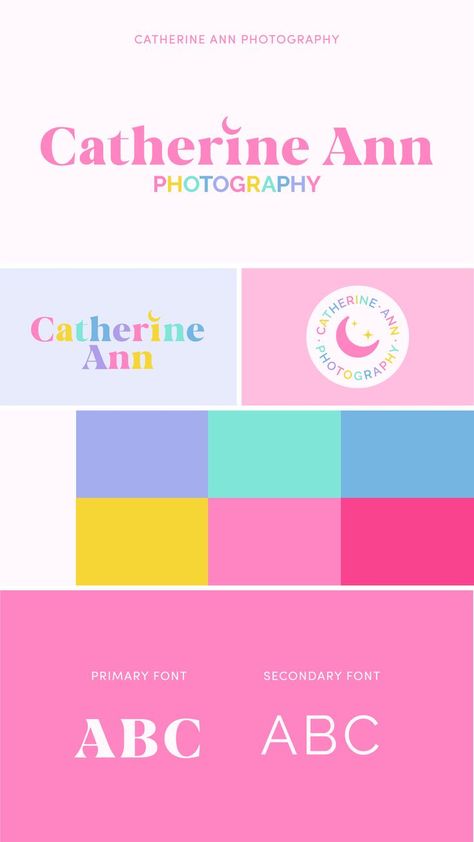 Cute Logo Ideas, Alternative Logo, Colorful Branding, Sailor Moon Inspired, Logo Design Agency, Minimalist Brand, Business Branding Inspiration, Logo Design Set, Rainbow Logo