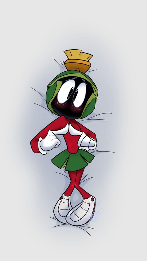 Marvin The Martian Pfp, Marvin The Martian Fanart, Paint Tool Sai Tutorial, Space Boy, Marvin The Martian, Looney Tunes Cartoons, Cartoon Character Pictures, The Martian, Looney Tunes