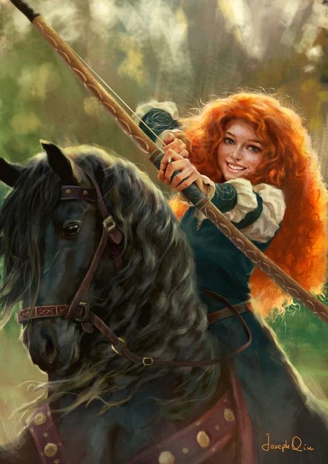 Merida Brave Fanart, Brave Fanart, Merida Fanart, Merida From Brave, Horse Archer, Merida Brave, Subjects, Brave, Deviantart