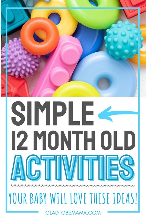 Learn about your 12-month-old baby's developmental milestones, while also finding the best learning activities for them! These budget-friendly baby activities will encourage your 12-month-old to develop their motor skills and have fun at the same time! #babyactivities #motorskills #12monthold #12montholdmilestones #learningactivities #1yearold #oneyearold #toddleractivities Learning Activities For 12 Month Old, Activities With 12 Month Old, 12 Month Old Milestones 1 Year, 12 Month Old Learning Activities, 12 Month Old Activities, Activities For 12-18month Olds, Baby Activities 1 Year, Young Toddler Activities, 12 Month Milestones