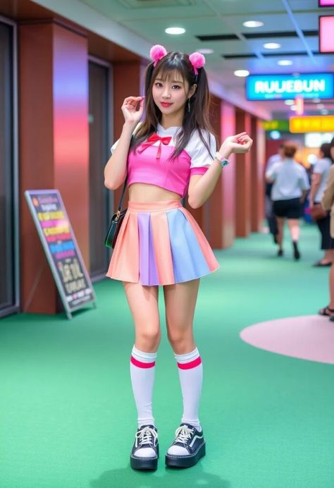 15 Best J-Pop Dress to Impress Outfit Ideas » Styling Outfits Styling Outfits, Mini Top Hat, Lace Gloves, Japanese Street Fashion, Sweet Lolita, Colorful Socks, Mori Girl, Gothic Lolita, J Pop