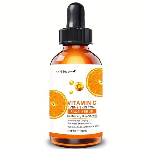 Vitamin C Serum 20 Hyaluronic Acid Ferulic Acid For Natural Organic Skin Care Reduce Aging Acne Scars Wrinkles Dark Spots Sun Damage In 1 Fl Oz - Beauty & Health - Temu Vitamin C Facial, Tone Face, Vitamin C Benefits, Beauty Vitamins, Natural Organic Skincare, For Skin Care, Skin Radiance, Skin Care Serum, Sun Damage