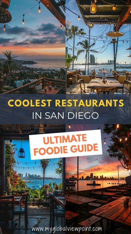 Top 7 Coolest Restaurants in San Diego (Ultimate Foodie Guide) Corvette Diner San Diego, San Diego Dessert Places, San Diego Restaurants Top 10, San Diego Food Bucket Lists, Best Places To Eat In San Diego, San Diego Date Ideas, Food In San Diego, San Diego Brunch, Coronado Island San Diego