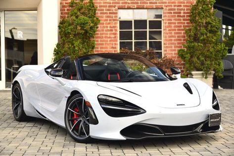 Mclaren 720s White, White Mclaren, Maclaren Cars, Cars Mclaren, Mclaren Models, Cars Tattoo, Mclaren Senna, Aesthetic Cars, Slr Mclaren