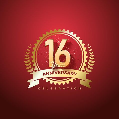 16th anniversary with a number in the mi... | Premium Vector #Freepik #vector #confetti-happy-birthday #confetti #birthday-confetti #birthday-background Birthday Confetti, 16th Anniversary, Page Borders Design, Confetti Birthday, Borders Design, Page Borders, Birthday Background, Anniversary Celebration, Border Design