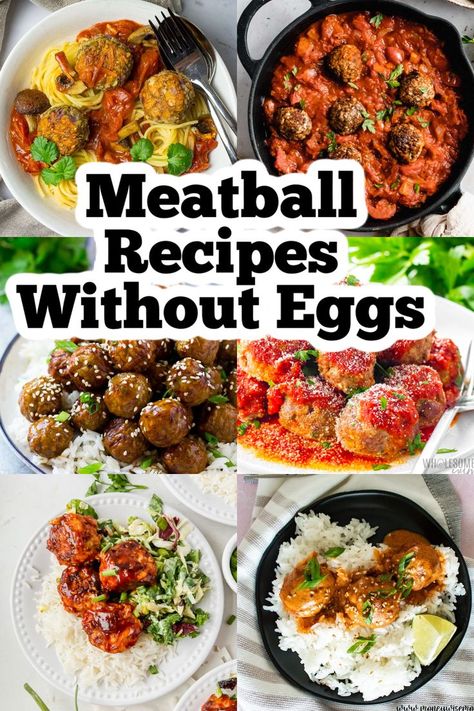 Are you looking for meatball recipes without eggs? There are different ways to make egg-free meatballs. All you need is the meat mixture! Recipes Without Eggs, Egg Free Meatballs, Ways To Make Eggs, Meatball Recipes, Egg Free, Mom Blogger, Easy Dinner Recipes, Meatballs, Easy Dinner