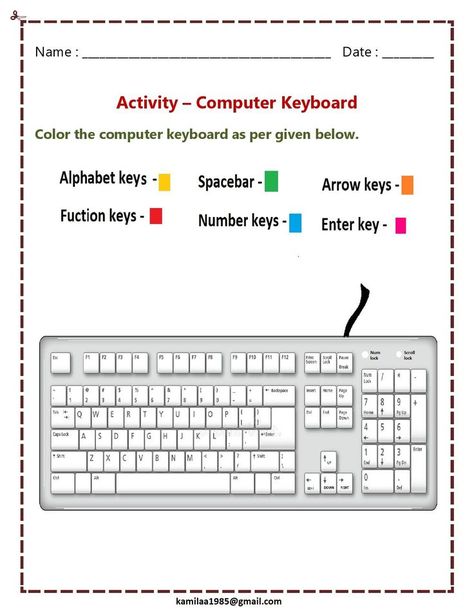 activity on computer keyboard for primary class children Keyboard Worksheet Grade 1, Kindergarten Computer Worksheets, Keyboard Worksheet For Grade 2, Technology Worksheets For Kids, Computer Worksheet For Class 1, Keyboard Worksheet, Picture Of Computer, Computer Worksheet, Keyboard Picture