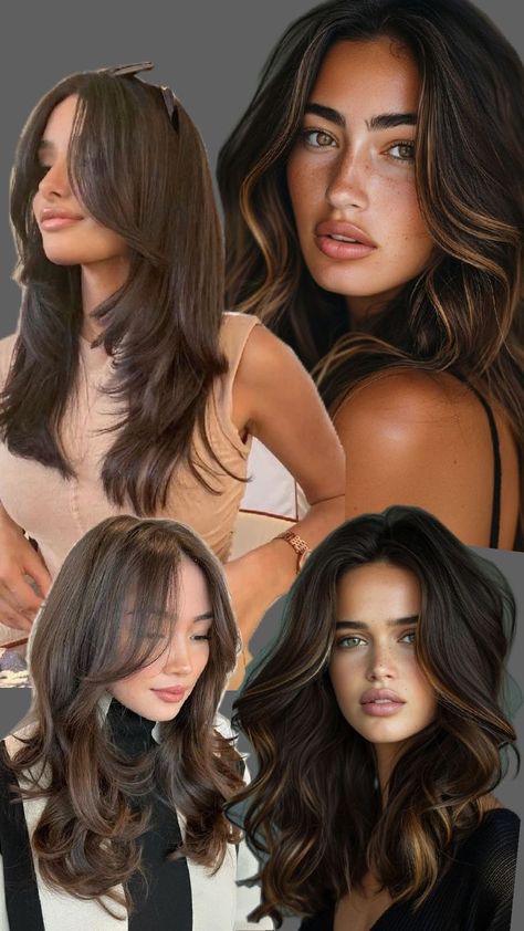 hair inspiration 2024 brunette Brunette 2024, Haircuts Brunette, Burnette Hair, Expensive Brunette, Rich Brunette, Deep Autumn, 2024 Style, Hair Ideas, Hair Inspiration