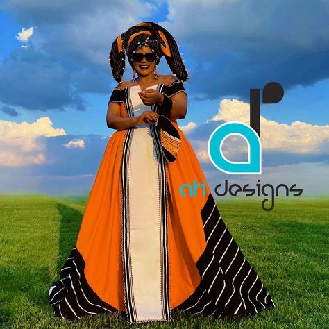 Xhosa Traditional Outfits, South African Traditional Attire, South African Traditional Wedding Dresses, Xhosa Traditional Dresses South Africa, Xhosa Modern Traditional Dresses, Orange Xhosa Traditional Dresses, Colourful Xhosa Attire, Xhosa Traditional Dresses, Zulu Traditional Attire