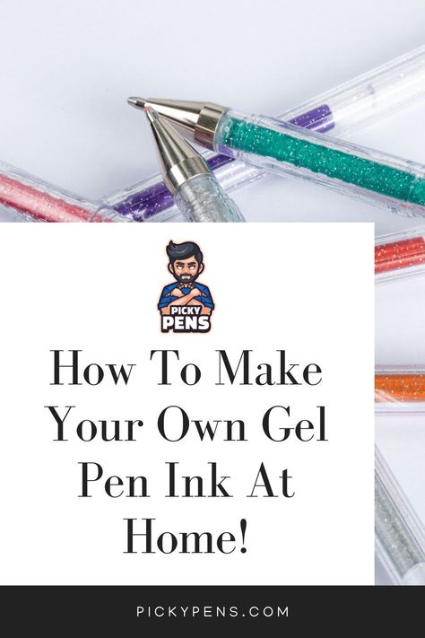 In this article, we go over how you are able to make your own gel pen ink at home. Although regular gel pens are cheap enough, some people do like to use their own homemade gel pen ink as it offers additional levels of customisation. Gellyroll Pen Art, White Out Pen, How To Make Ink, Fountain Pens Writing, Gel Pen Art, Pen Projects, Art Recipes, Gel Pens Coloring, Pens Writing