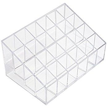 Amazon.com: Transparent Cosmetic Makeup Organizer for Lipstick, Brushes, Bottles, and more. Clear Case Display Rack Holder: Beauty Penyimpanan Makeup, Ideal Makeup, Lipstick Organizer, Lipstick Brush, Perfume Organization, Nail Polish Storage, Chic Makeup, Cosmetic Display, Organization Gifts