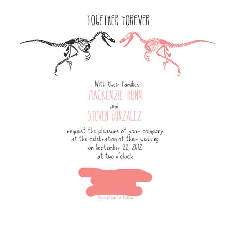 These are our Invitations I made (hand drew the dinosaurs myself) Dinosaur Wedding Theme, Jurassic Wedding, Casual Wedding Invitations, Wedding Invitation Images, Dinosaur Wedding, Funny Wedding Invitations, Funny Wedding Cards, Nerdy Wedding, Wedding Invitation Video