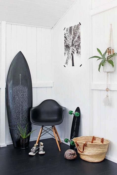 Surf Style Home, Surf Room, Surf Decor, Surf House, Room Deco, California Cool, Beach Bungalows, Decoration Inspiration, Surf Style