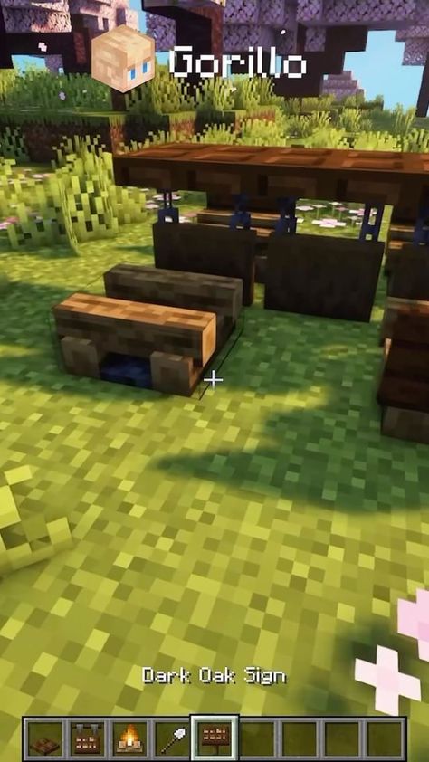 Gorillo on Instagram: “1.20 Picnic Table🧺 Shaders: Complementary Texture: Default —————————————————————————— #minecraft #minecraftbuilds #minecraftinspiration…” Minecraft Picknick Table, Picnic Table Minecraft, Minecraft Picnic Table, Minecraft Picnic, Table Minecraft, Outdoor Seat, Seat Design, Picnic Table, Minecraft