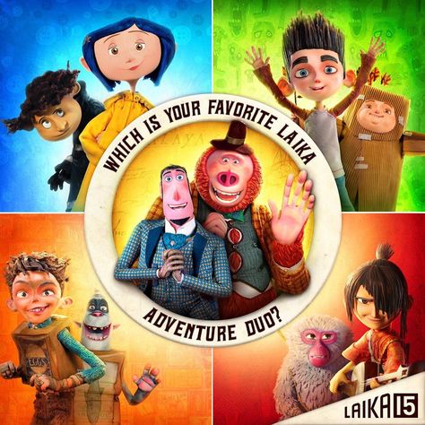 LAIKA Studios on Instagram: “You’re about to embark on an epic adventure. Which #LAIKAstudios duo do you want traveling at your side? #Coraline #ParaNorman…” Laika Studios, Kubo And The Two Strings, Coraline Art, Coraline Movie, Pocket Princesses, Motion Animation, Disney Villains Art, Film Studio, Anime Fnaf