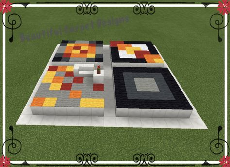 Beautiful Carpet Designs Minecraft Carpet Design Ideas, Minecraft Carpet Ideas, Carpet Minecraft, Minecraft Carpet, Minecraft Carpet Design, Minecraft Idea, Carpet Designs, Minecraft Ideas, Minecraft Designs