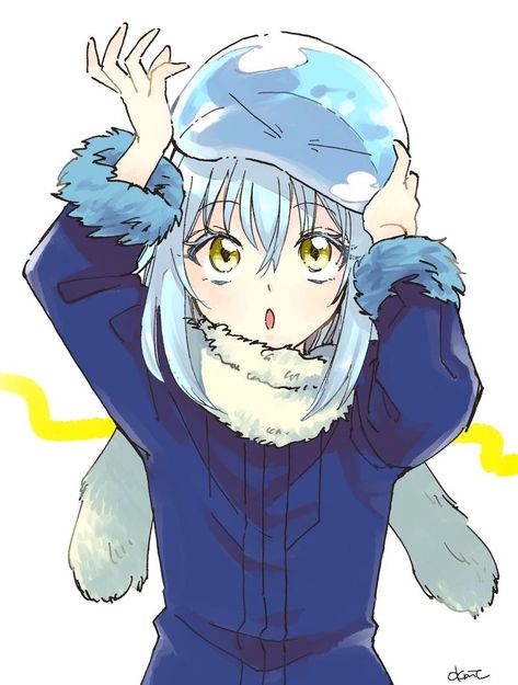 Rimuru Tempest, An Anime, White Hair, Anime Character, Slime, The Story, Anime, Hair, Blue