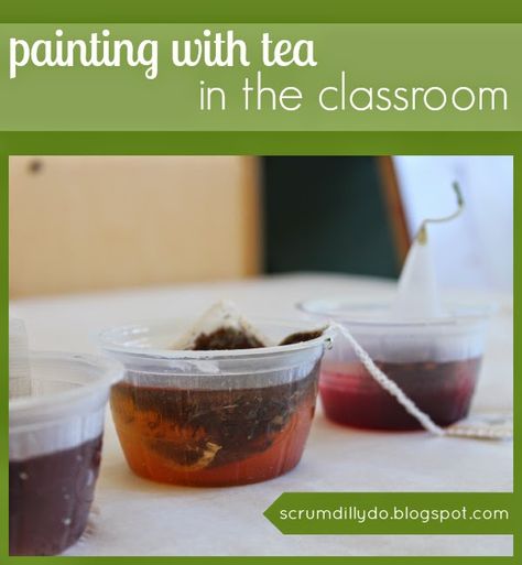 painting with tea Painting With Tea Bags, Painting With Tea, Art Fundamentals, Kids Daycare, Room Smells, Red Tea, Paper Art Craft, Tea Drinkers, Preschool Ideas